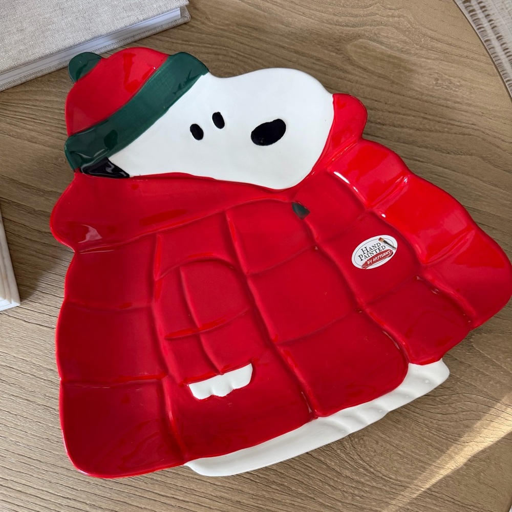 Snoopy Puffer Jacket Plate